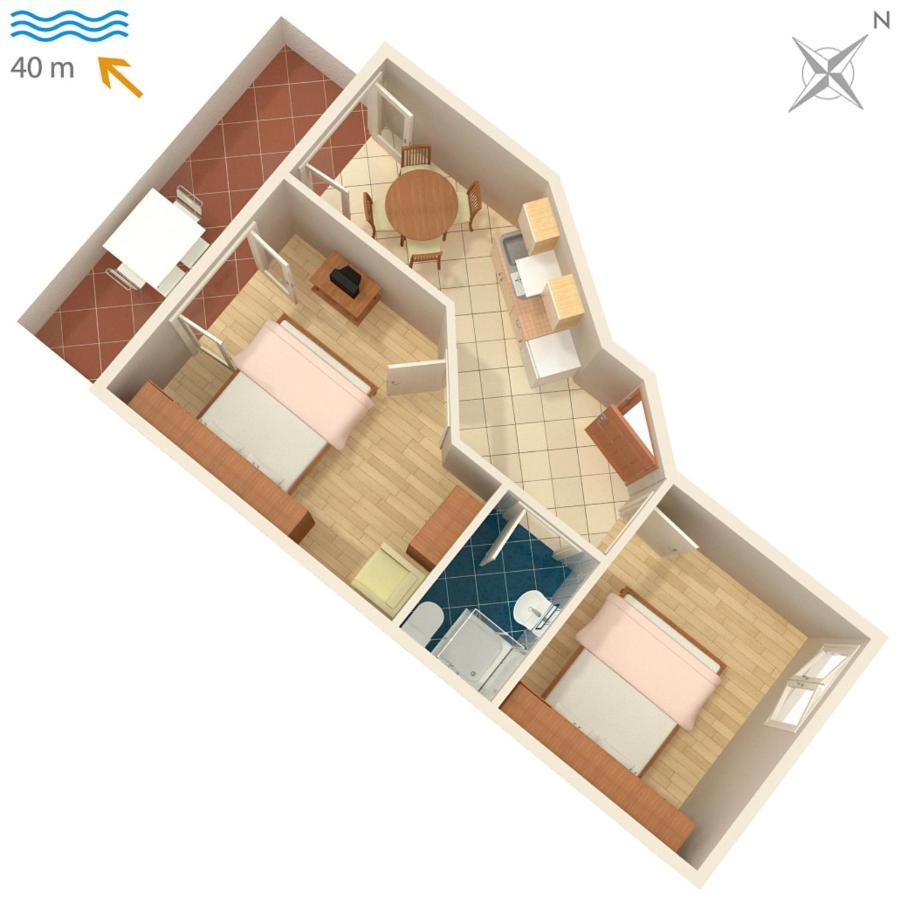 Apartments By The Sea Igrane, Makarska - 310 Exterior foto