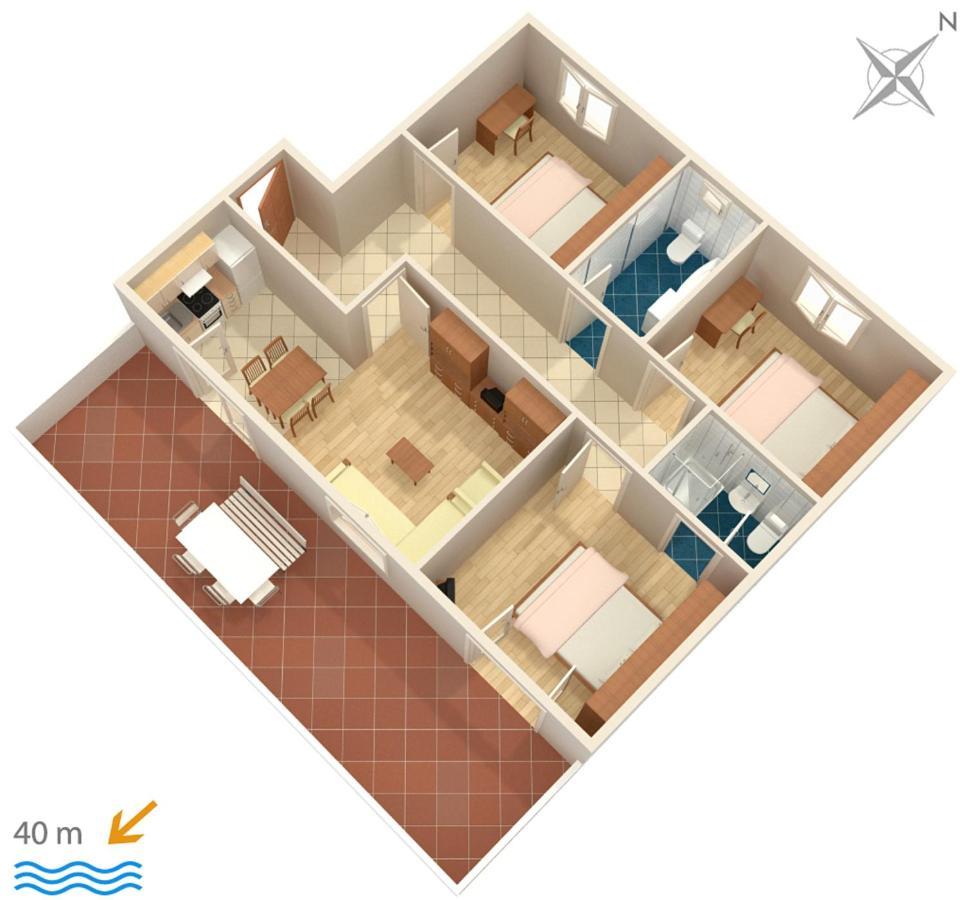 Apartments By The Sea Igrane, Makarska - 310 Exterior foto